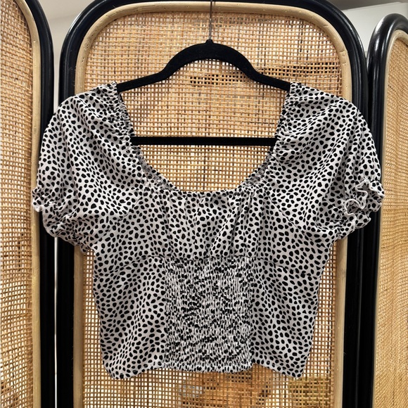 Princess Polly Polka Dot Crop Top - Picture 3 of 3